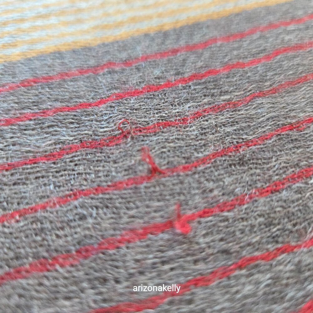 Opal Merino Striped Scarf Australia Fair-Trade Sustainable - Picture 9 of 16